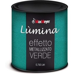 Max Meyer - MAXMEYER - LUMINA FINITURA METALLIZZATA PER INTERNI EFFETTO METALLIZZATO VERDE 750 ML características