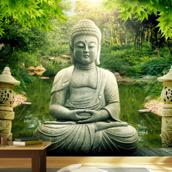 Fotomurale - Giardino di Buddha - 250x175 en oferta