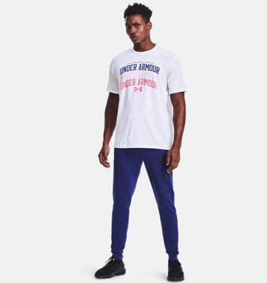 Maglia a manica corta UA Multi Color Collegiate da uomo