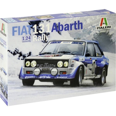 Automodello in kit da costruire 3662 Fiat 131 Abarth Rally 1:24 - Italeri