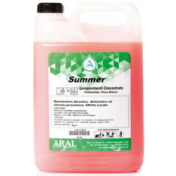 Lavapavimenti Concentrato Summer Profumazione Pesca Arancio Alcolico e Antistatico Made in Italy 5kg - Aral precio