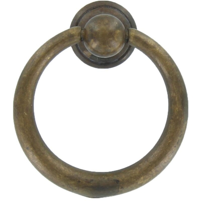 Maniglia per mobili in ottone anticato diametro 40 mm 50 pezzi art. 09202