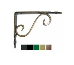 MENSOLA FERRO BATTUTO 230x175 VERDE precio