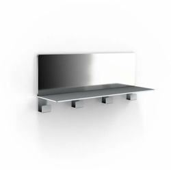 Mensola con specchio Vanity Argento 400 x 100 x 163 h mm precio