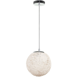 Fiabesco Idilliaco Paese Lampada a Sospensione Colorato Malacca Tessuto Lampadario Lampada da Soffitto Moderna Sferica per Camera da Letto Caffè Loft características