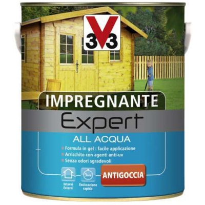 V33 - Impregnante Cera Acqua Expert Confezione da 2,5 Litri