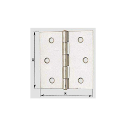 Cerniera quadra zin.a.121 mm. 40 po en oferta