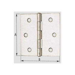 Cerniera quadra zin.a.121 mm.100 po características