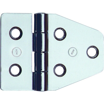 Cerniera inox nautica art.852in mm.40hx55 perno fisso 12 pz. - Salone