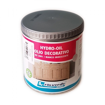 Rio Verde - Renner hydro-oil 0,5lt olio all'acqua decorativo, colori bianco