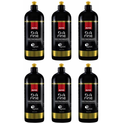Pack da 6 Pastas Abrasivas D-A FINE (6 x 1000 ml) - Rupes