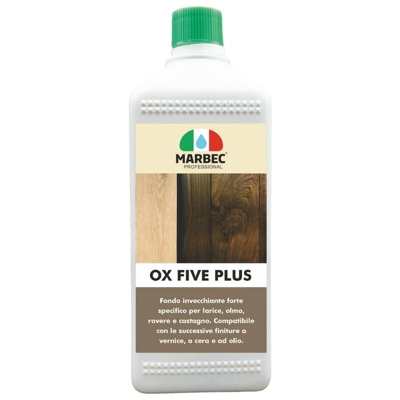 OX FIVE PLUS 1LT | Fondo invecchiante forte per legno