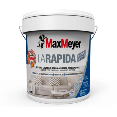 PITTURA LAVABILE "RAPIDA" ESSICCAZIONE LT.14