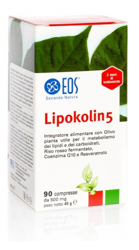 EOS LIPOKOLIN 5 90 COMPRESSE 500 MG precio