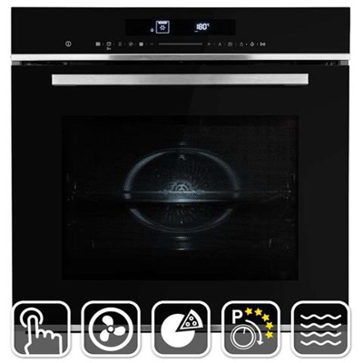 Forno Microonde da Incasso EBM8018S con Grill Capacità 72 Litri Potenza 2880 Watt Colore Nero