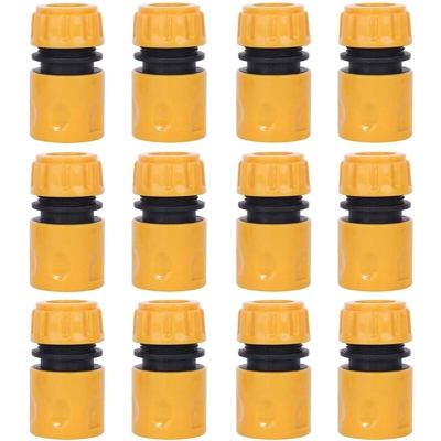 Connettore rapido per tubo da giardino da 12 pezzi Connettore rapido per tubo da 1/2 '