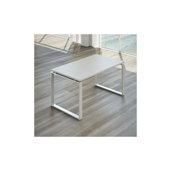 Scrivania operativa Swing 7020 - Dimensione 140 cm - Finitura Struttura Alluminio | Top Grigio características