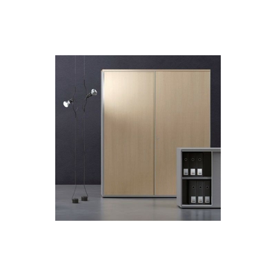 Joyshop - Armadio con ante scorrevoli in legno - Dimensione 212-5 cm | Wenge