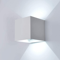 12W Applique da Parete Modern Applique da Parete Led Bianco Lampadario in Alluminio Bianco Freddo per Ristorante Caffè Dell'ufficio Corridoio precio