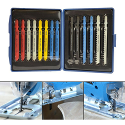 14Pcs T-Shank Assorted Jigsaw Cutter Blade Kit Set Set di denti Set di utensili da taglio características