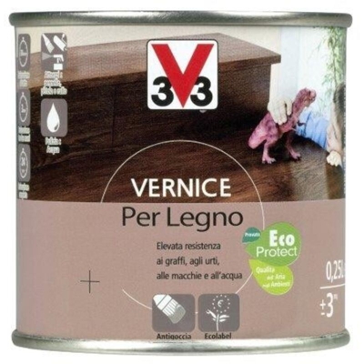 Vernice Per Legno Cera Cioccolato Lt0,25