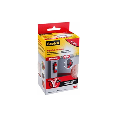 Sistema di Fissaggio Trasparente, Nastrodi Montaggio a Tenuta Forte fino a 5 Kg, Adesivo Invisibile per Fissare a Muro o a Terra Senza Chiodi, 2