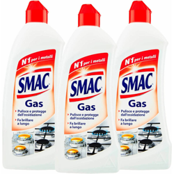 Smac Gas Pulizia Piani Cottura e Fornelli Pulisce e Protegge Bottiglia 500ml características