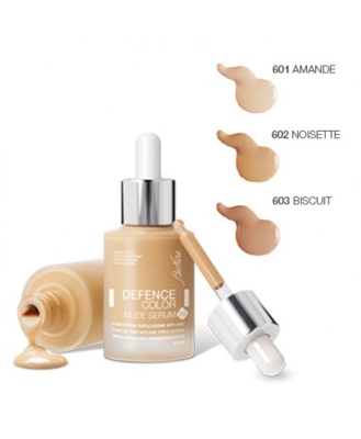 BioNike Defence Color Fondotinta Liquido Antiage SPF15 Colore 601 Amande 30ml