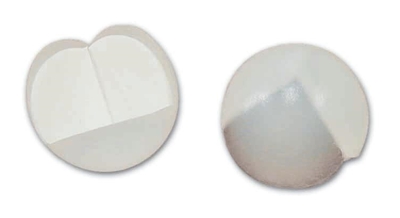 EAC - Paraspigolo Autoadesivo Triangolare in Gomma Trasparente Piccolo conf. 200 Pz