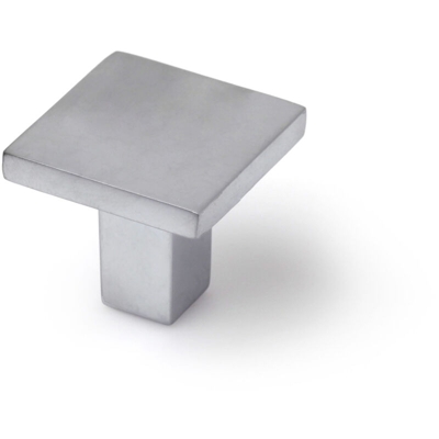 Pomolo stile contemporaneo, Zama, Nichel Bisú, 29 mm di diametro. Marchio REI