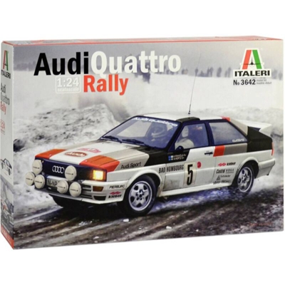 Automodello in kit da costruire 3642 Audi Quattro Rally 1:24 - Italeri