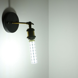 Drillpro - ARILUX E27 E14 B22 Lampadine LED 15W 5730SMD Senza LED Strobe Lampadine mais Lampada super luminosa T10 Lampadina tubolare di ricambio en oferta
