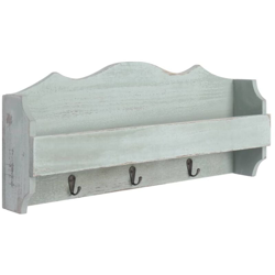 vidaXL Appendiabiti a Muro Verde 50x10x23 cm in Legno - Verde precio
