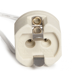 Portalampada Ceramica G12 Cavo 160Mm 180ºc (KD-PORTALG12) en oferta