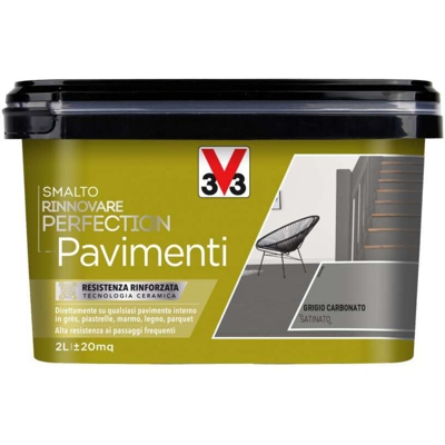 V33 - Smalto P/Pavimenti & Piastrelle Grigio Catrame Lt2