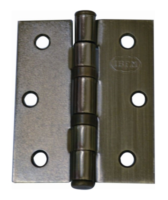 Cerniera Piana per Porta a Libro in Acciaio Bronzato 89x76 mm conf. 2 Pz
