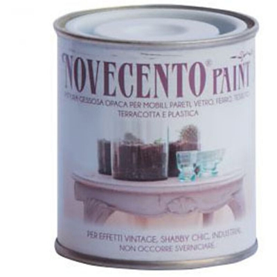 Gualtiero Meazza - Pittura Gessosa Opaca Shabby Chic per Mobili Pareti Vetro Gesso Novecento Paint - Formato: 500 ml - Colore: Duna del Deserto