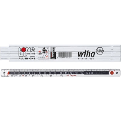 Wiha Longlife 33232 Metro pieghevole 2 m Plastica