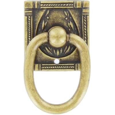 Maniglia per mobili in zama anticato 33 x 57 mm 25 pezzi art. 12323