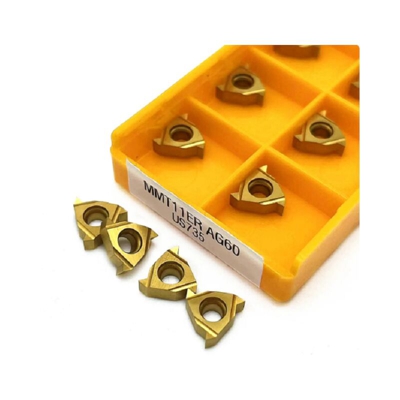 OX - SET 10 pz PLACCHETTE MMT11IR A60 - PER FILETTATURA INTERNA - INSERTI INSERTO