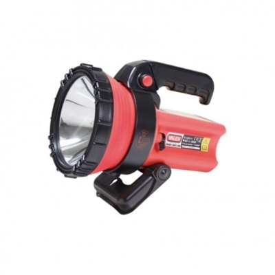 Proiettore alogeno Valex batteria ricaricabile rete adattatore auto maniglia cinghia