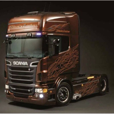 Camion in kit da costruire 3897 Scania R730 V8 Black Amber 1:24 - Italeri