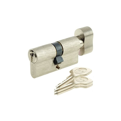 Yale 10-0253-2727-CK-2101 - Cilindro profilato nichelato opaco