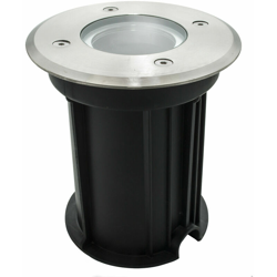 Faro faretto calpestabile carrabile incasso terreno giardino viale pavimento IP65 segna passi GU10 230V características