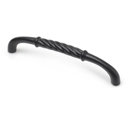 Maniglia stile classico, Zama, Nero Satinato, 128mm interasse. Marchio REI precio