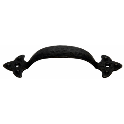 Maniglia per mobili in ferro battuto interasse 90 mm 25 pezzi art. 316