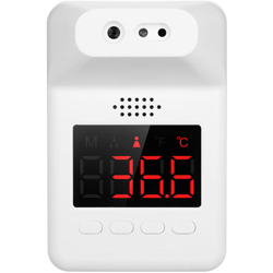 Asupermall - Termometro a infrarossi a parete 2 in 1 e misuratore di portata pedonale, trasmissione vocale in 12 paesi e modalit en oferta