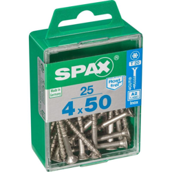 Set Di 25 Viti In Acciaio Inox Svasata Testa Torx Spax, Diam.4 Mm X Mm L.50 precio
