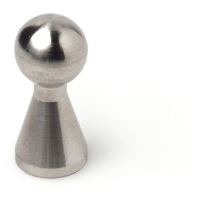 Pomolo stile contemporaneo, Acciaio, Inox Satinato, 11 mm di diametro. Marchio REI