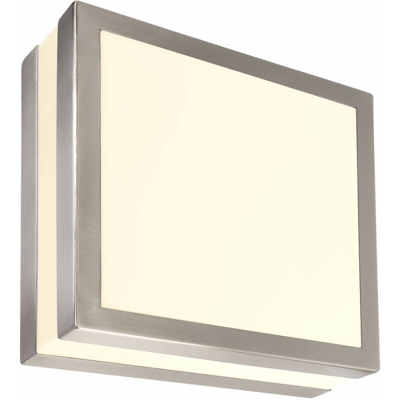 Zeitnet Inc. - Applique quadrata doppia luce LED 20W E27 lampada parete soffitto terrazzo 230V Luce 3000K